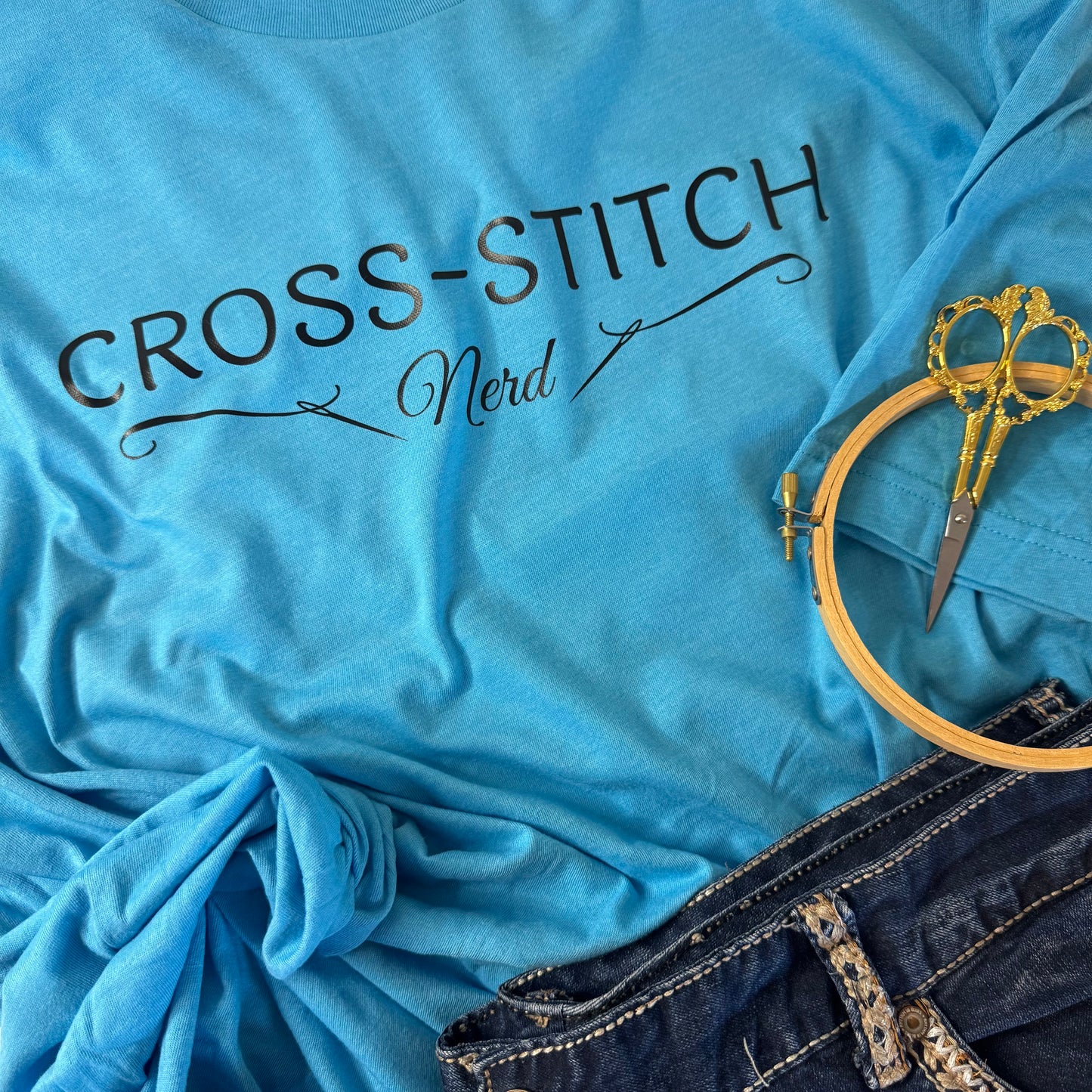 Cross Stitch NERD - Gildan Brand shirts