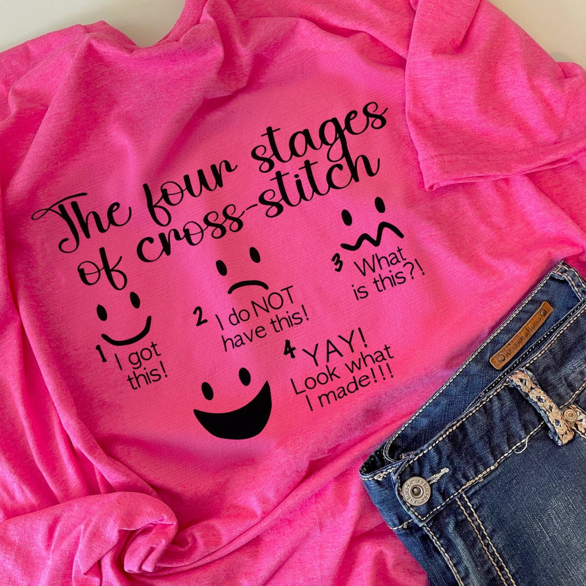 The Four Stages of Cross Stitch