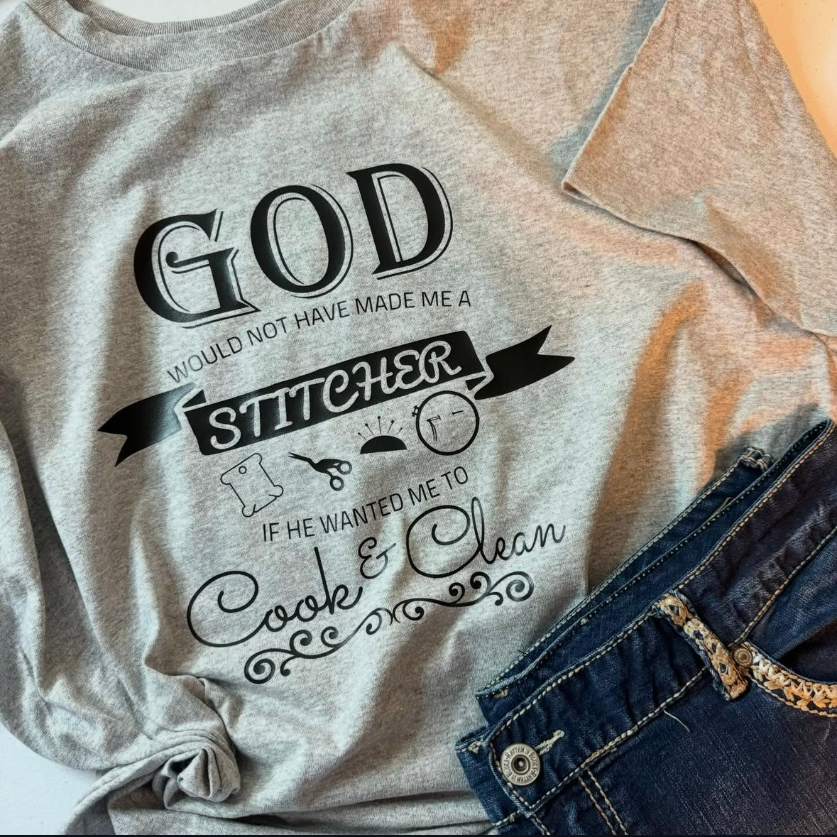 Made to be a Stitcher - Gildan Brand shirts