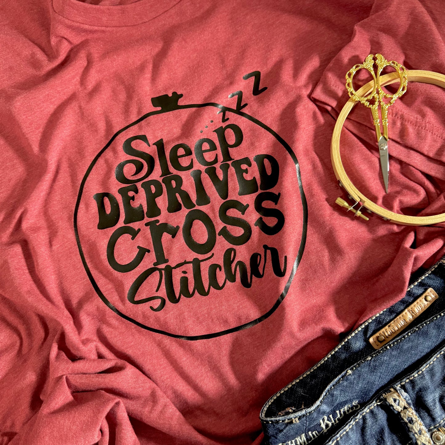 Sleep Deprived Cross Stitcher