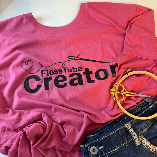 Flosstube Creator - Bella Canvas Brand shirts