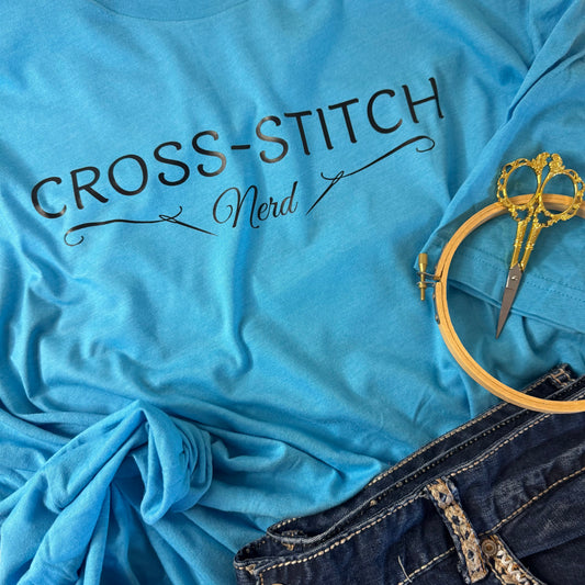 Cross Stitch NERD - Bella Canvas Brand shirts