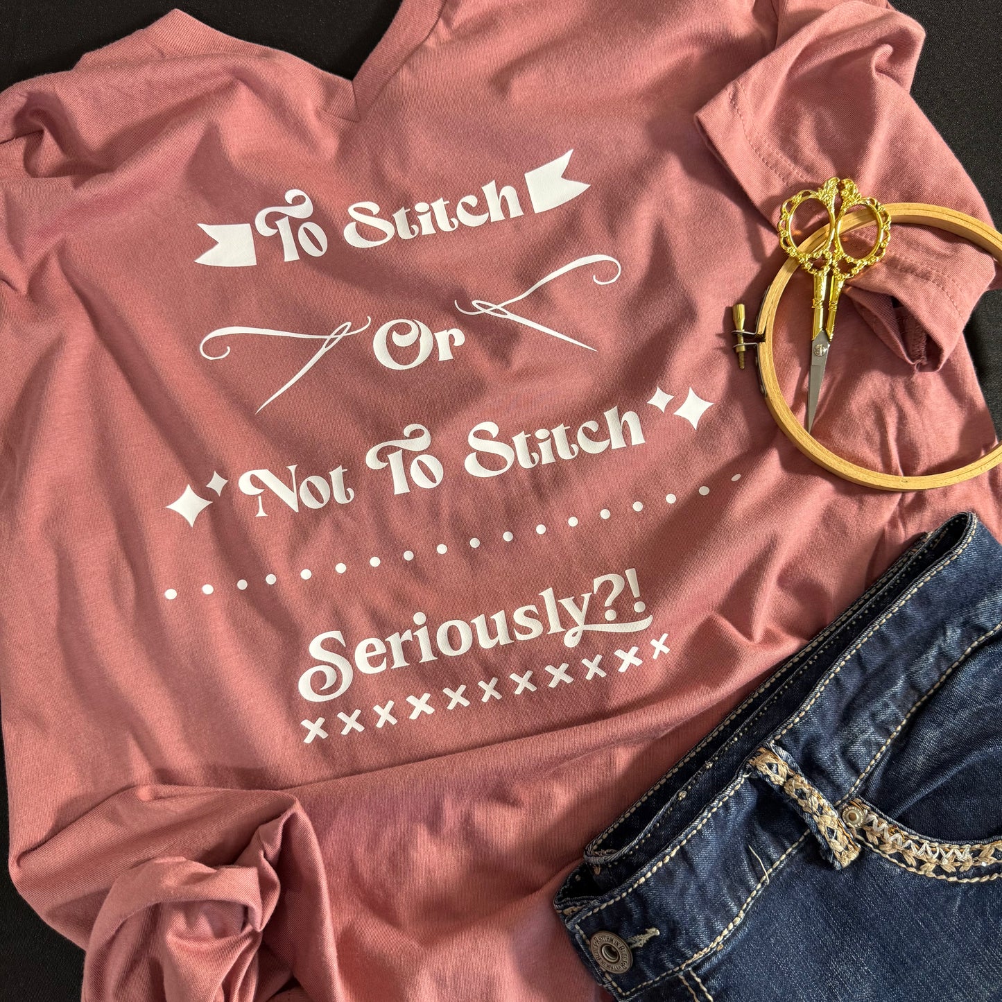 To Stitch or Not - Bella Canvas Brand shirts