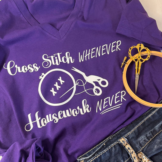 Cross Stitch WHENEVER - Gildan Brand shirts