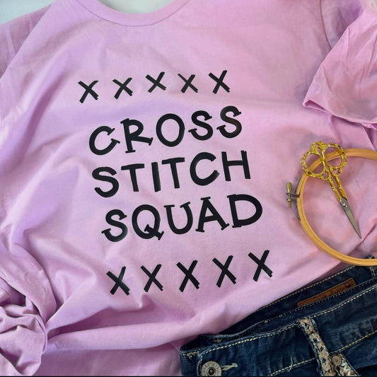 Cross Stitch Squad - Bella Canvas Brand shirts