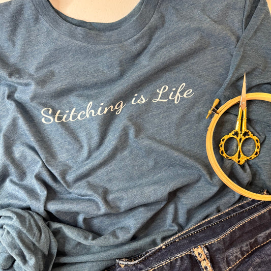 Stitching is Life - Bella Canvas Brand shirts