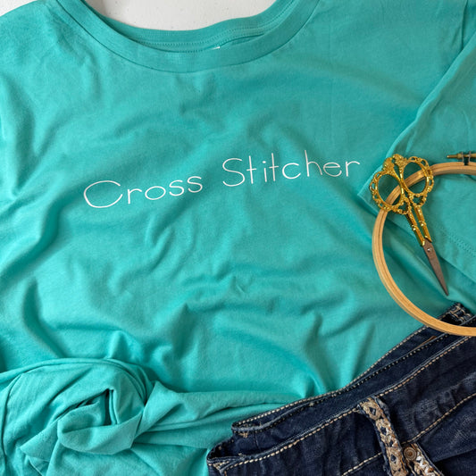Cross Stitcher Minimal - Bella Canvas Brand shirts