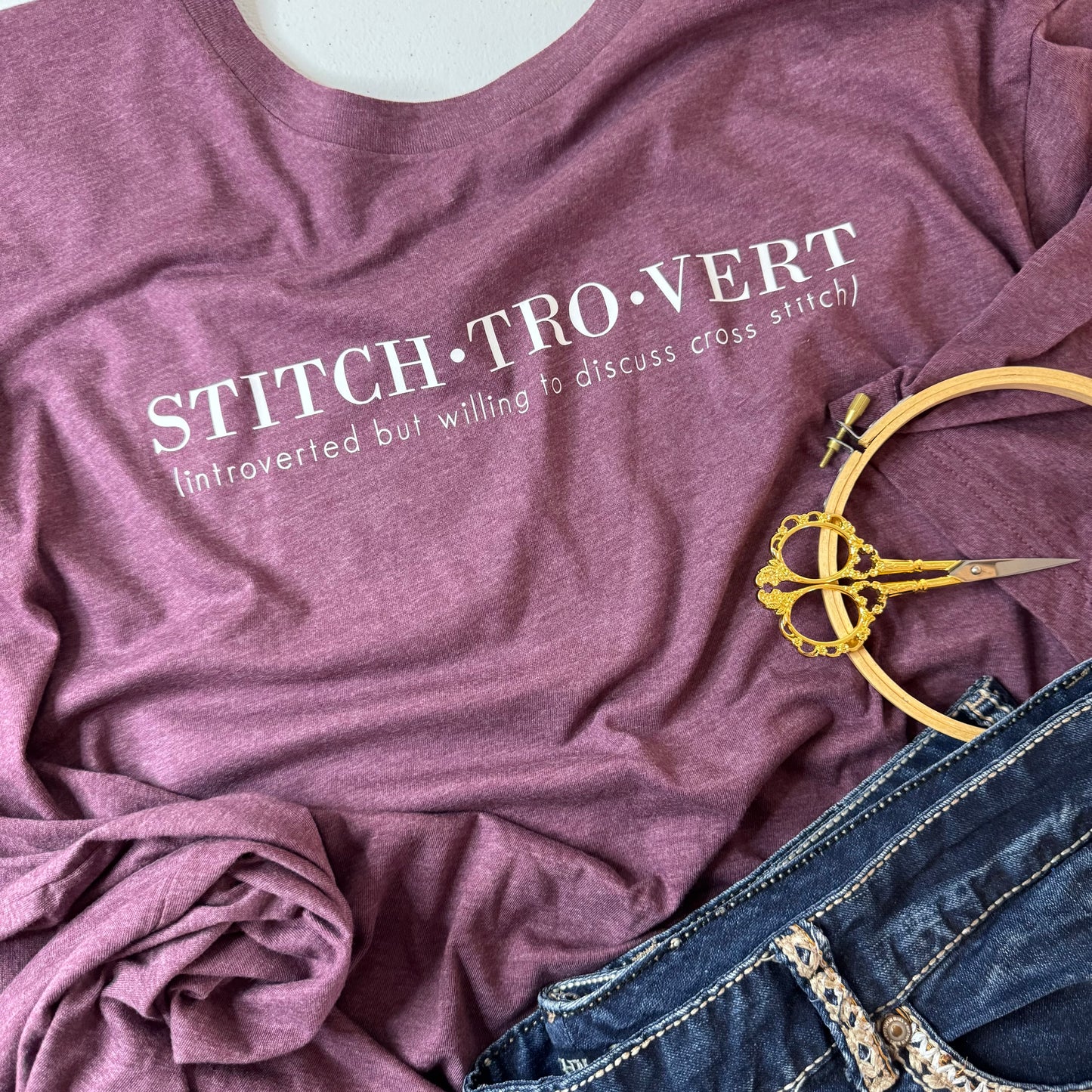 Stitch-tro-vert - Bella Canvas Brand shirts