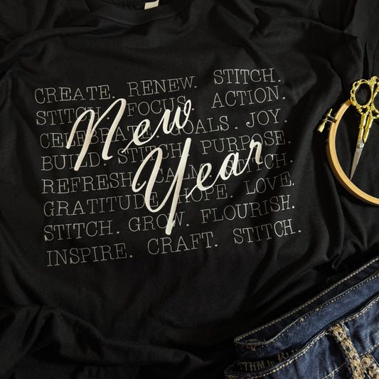 Optimistic New Year - Bella Canvas Brand shirts
