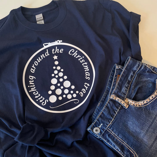 Stitching Around the Tree - Bella Canvas Brand shirts